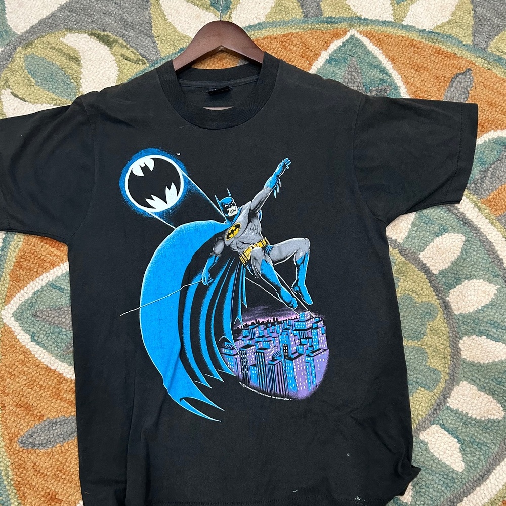 Vintage 90s Batman screen stars best T-shirt size large